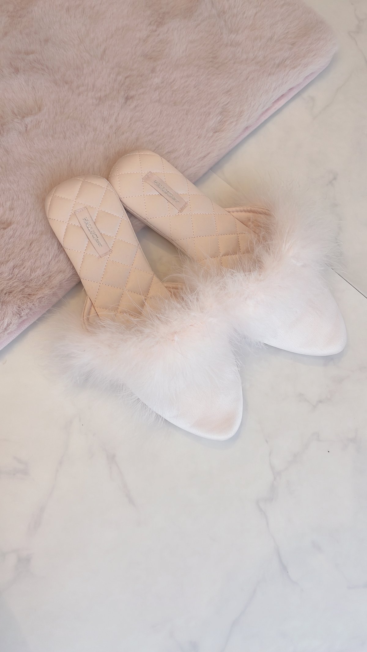 キルティングファースリッパ | LARME de LAPIN（ラルムドラパン） 