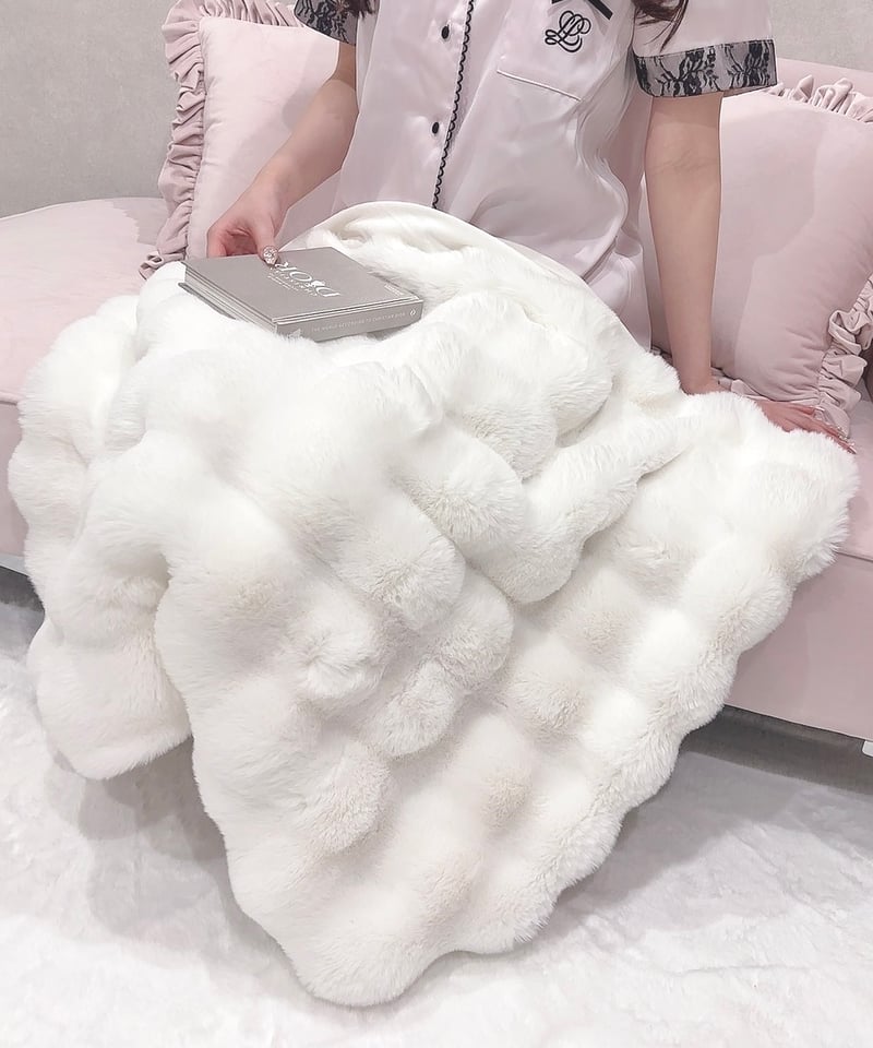 ヴィンテージ　ぽこぽこハートのアフガン　ブランケット ヴィンテージ ぽこぽこハートのアフガン ブランケット