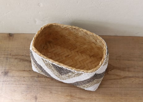 ビーズポット（ブロンズ）