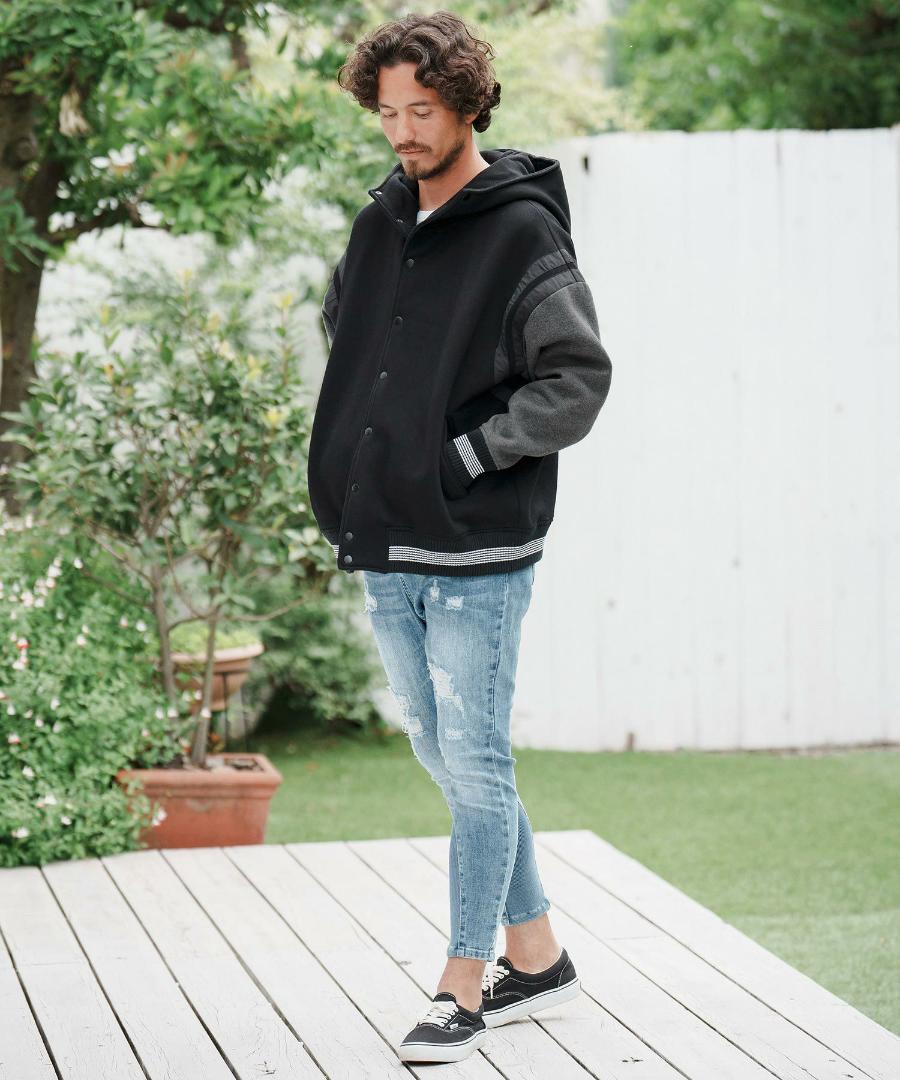 【新品！特価】TMDLスウェットフーデッド バーシティーJK 新品！特価】TMDLスウェットフーデッド バーシティーJK