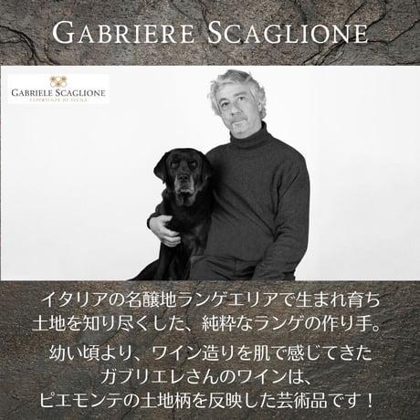 【イタリア好き掲載商品！】Gabriele Scaglione / ランゲ ロッソ DOC 2016 "Tutto dipende da dove vuoi andare"