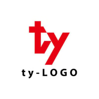 【既成デザイン販売】イニシャルロゴ/ty01【費用も時間も節約】