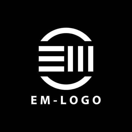 【既成デザイン販売】イニシャルロゴ/EM01【費用も時間も節約】