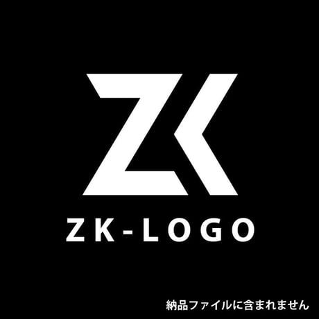 【既成デザイン販売】イニシャルロゴ/ZK01【費用も時間も節約】