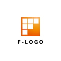 【既成デザイン販売】イニシャルロゴ/F01【費用も時間も節約】