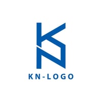 【既成デザイン販売】イニシャルロゴ/KN01【費用も時間も節約】