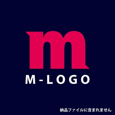 【既成デザイン販売】イニシャルロゴ/m02【費用も時間も節約】