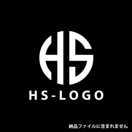 【既成デザイン販売】イニシャルロゴ/HS01【費用も時間も節約】