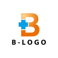 【既成デザイン販売】イニシャルロゴ/B01【費用も時間も節約】