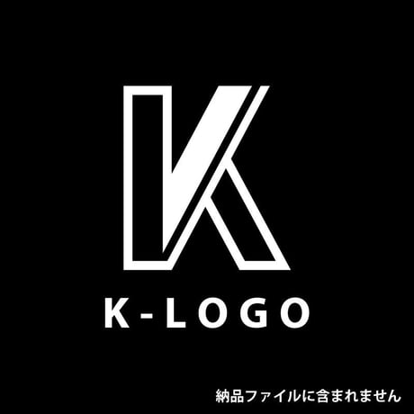 【既成デザイン販売】イニシャルロゴ/K01【費用も時間も節約】