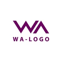 【既成デザイン販売】イニシャルロゴ/WA01【費用も時間も節約】