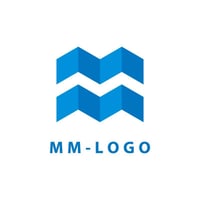 【既成デザイン販売】イニシャルロゴ/MM01【費用も時間も節約】