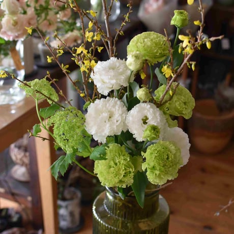 【花便り】ブーケM お花の定期便