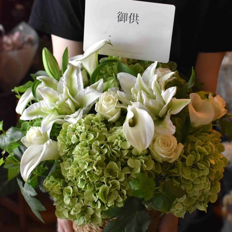 供花(白グリーン) 3L(O-5)
