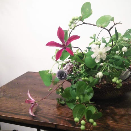 【花便り】アソートM(和花/枝物) お花の定期便