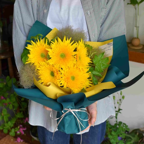 【父の日】新・花結び(スタンドブーケ)
