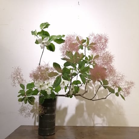 【花便り】アソートM(和花/枝物) お花の定期便