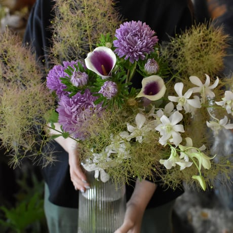 【花便り】ブーケM お花の定期便