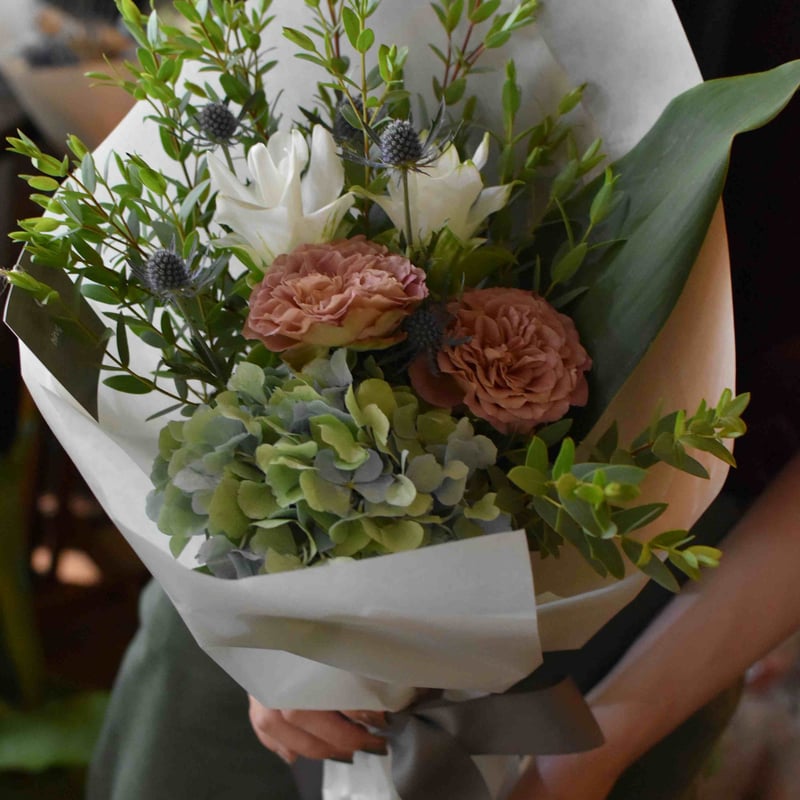 花束 (花結び/ナチュラル) M | hirugao