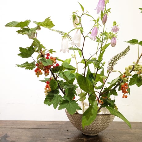 【花便り】アソートM(和花/枝物) お花の定期便
