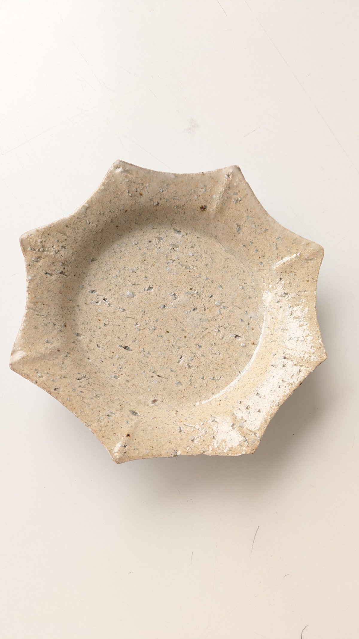 【美品】上弦の月にススキと霧の図八寸皿　五枚揃え　箱無し 和食器の和心: 木曽杉・八寸皿 無塗装(W27411) - 敷皿・盛皿