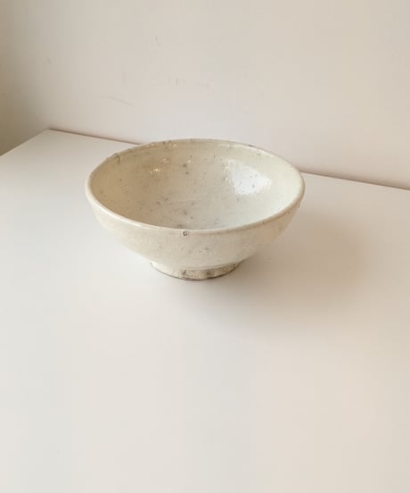 立花嶺　粉引　鉢　⑨