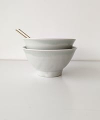 立花嶺　白　深鉢