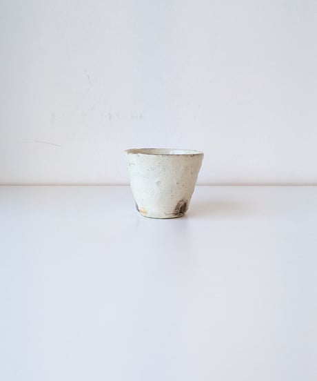 立花嶺　粉引　盃　⑤