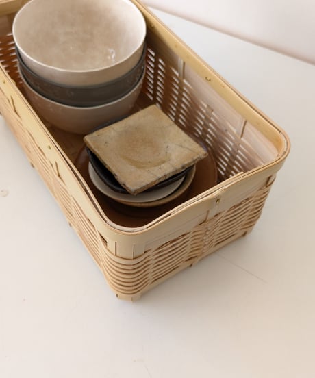福田真理子　道具箱　蓋あり　取手無し