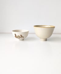 CANASA　碗にじみ　碗フチ茶