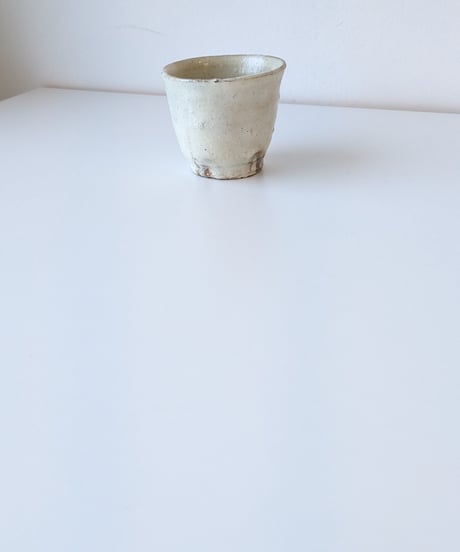立花嶺　粉引　盃　⑤