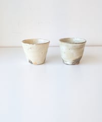 立花嶺　粉引　盃　⑤