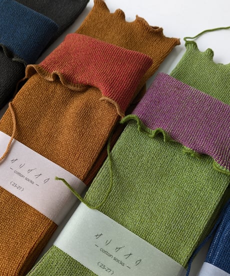 sarigenaku   2025/ cotton socks