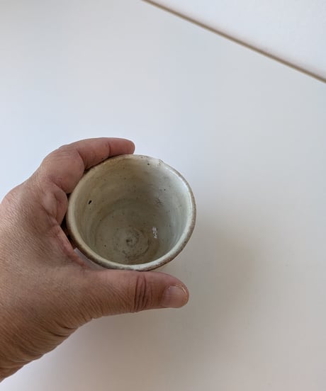 立花嶺　粉引　盃　⑤