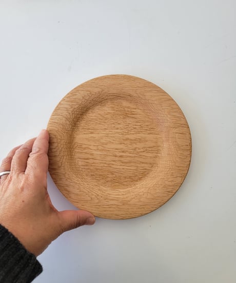 中沢学　小皿18㎝　オイル仕上げ