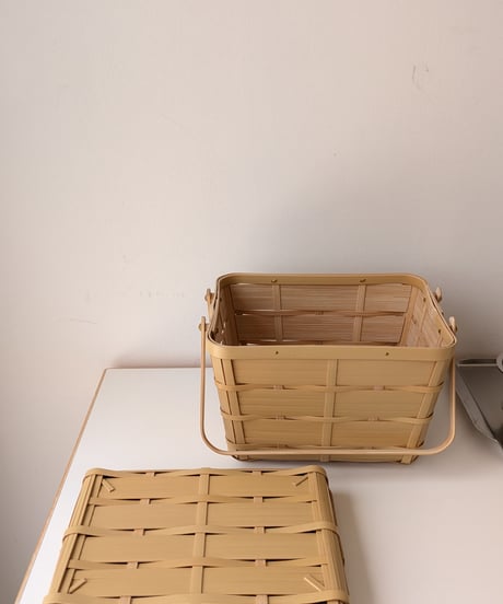 福田真理子　stacking basket S 蓋あり