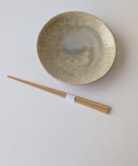 内田ゆみこ　灰釉皿