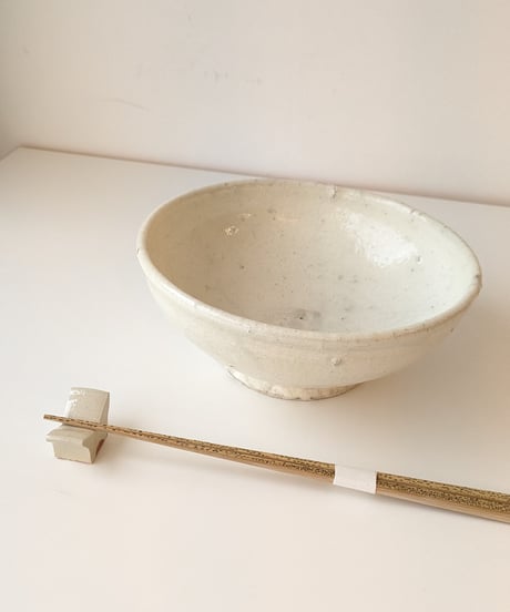 立花嶺　粉引　鉢　⑨