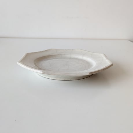 谷口竜さん　お皿　プレート　アンティーク調　作家　器　食器 谷口竜 オクトゴナルプレート 19cm | M a t o ,,t o o l s