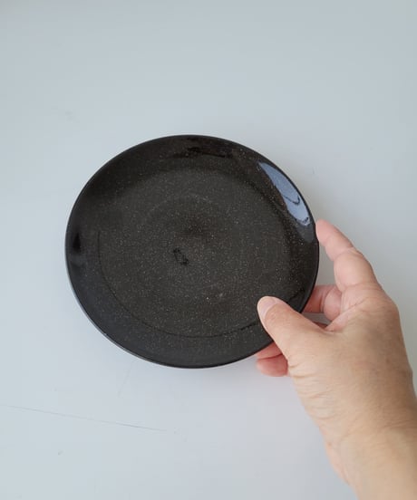 CANASA　菓子皿　黒