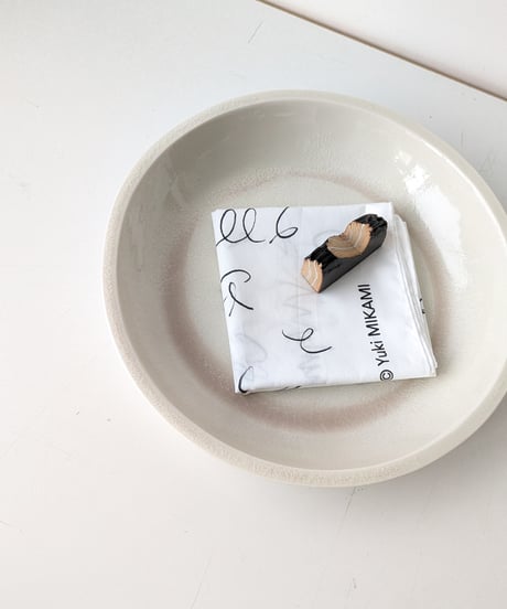德島あや　serving dish　moon
