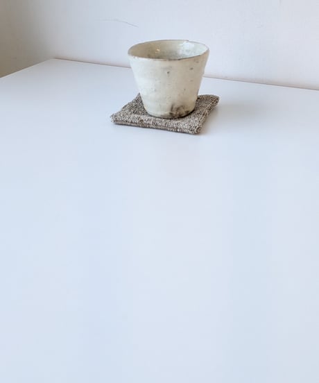 立花嶺　粉引　盃　⑤