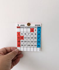 PAPIER LABO 2026 Desktop Calendar