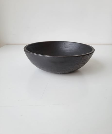 中沢学　楢の鉢　拭漆