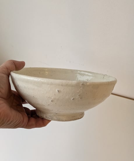 立花嶺　粉引　鉢　⑨