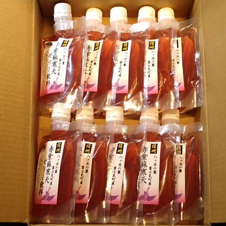 赤紫蘇寒天ゼリー飲料120㎖　10個