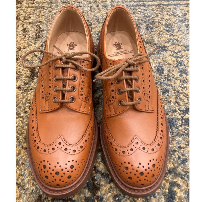 Tricker's バートン ウィングチップ ビーチナット Tricker's バートン ウィングチップ ビーチナット 新品】Tricker's UK7
