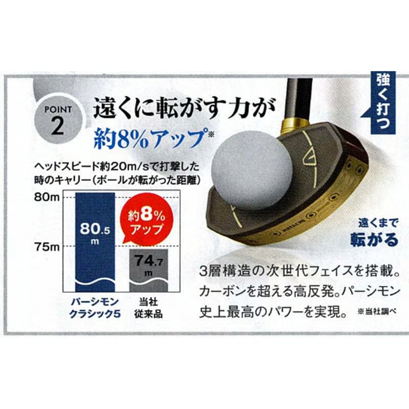 ハタチ パーシモンクラシック5 グランドゴルフクラブ | パークゴルフ