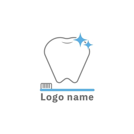 歯科口腔外科のサンプルロゴ