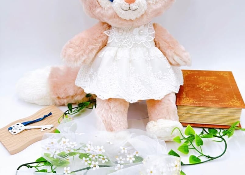 リーナベルコスチューム1321 Sサイズ用薔薇のウェディングコスチューム